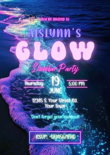 Birthday invitation design